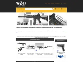 Preview of  wolfarmouries.co.uk