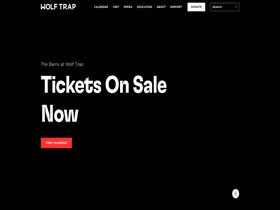 Preview of  wolftrap.org