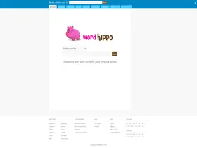 Preview of  wordhippo.com