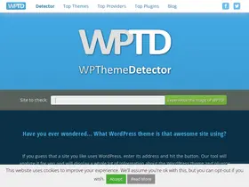 Preview of  wpthemedetector.com