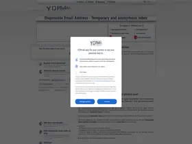 Preview of  yopmail.com