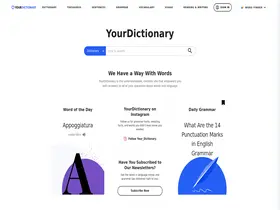 Preview of  yourdictionary.com