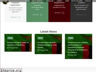 Preview of  zambiaembassy.org.tr