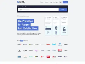 Preview of  zerossl.com