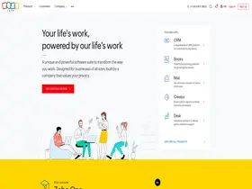 Preview of  zoho.com