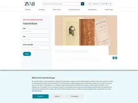 Preview of  zvab.com